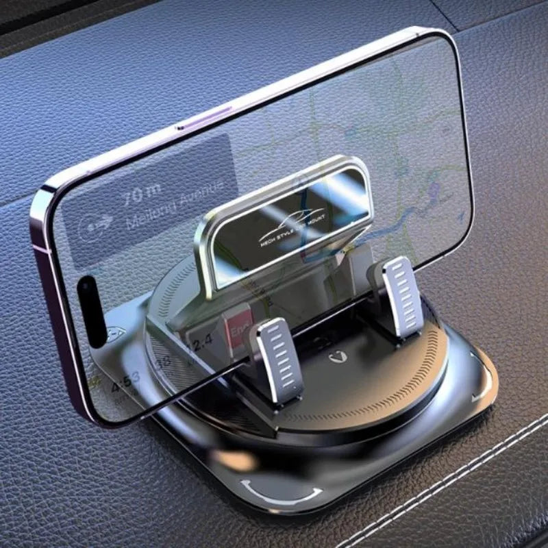 Car-Mounted Mobile Phone Holder anti Slip Silicone Dashboard Phone Holder 360-Degree Rotation Phone Support